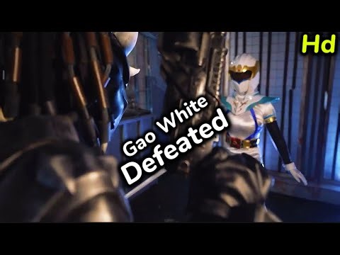 [Super Sentai highlight] Gao White vs. Oruku Orcs White Surrender #supersentaiseries #powerrangers