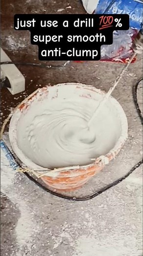 practical way to mix plaster#shorts