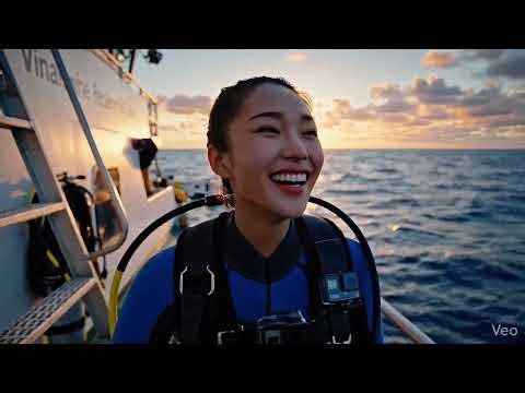 Vietnamese girl explores the depths of the ocean and the ending is surprising.