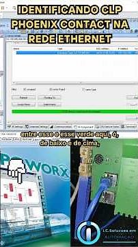 Identifying the Phoenix Contact PLC on the Ethernet network #phoenixcontact #clp #industrialautom...
