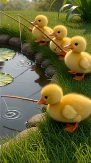 yellow ducks amazing video#adorableducks