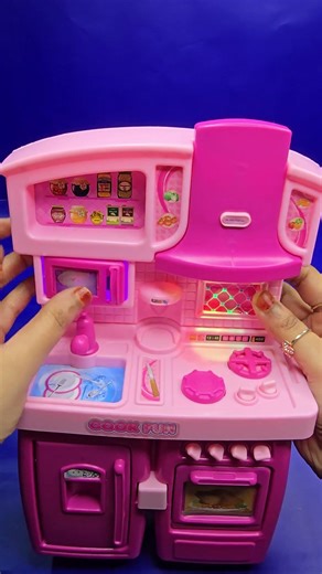 Satisfying with Unboxing Barbie Princess Kitchen Play Set ASMR #toyhouse #barbietoys #toyunboxing