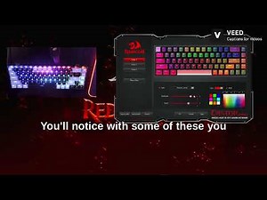 Redragon K631 PRO SE Keyboard Backlights & macros Setting Tutorial
