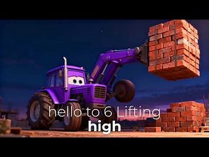 🚜✨ Color Count Tractors! Learning 1–10 With Bright Machines