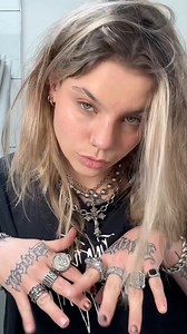 60K views · 1K reactions | Chains just hit different ⛓ Drop your favorite accessory emoji! #JewelryTrend #PunkStyle #fyp #viral #grwm #goth #fashion #wlw #trend | Die For The Hype | Facebook