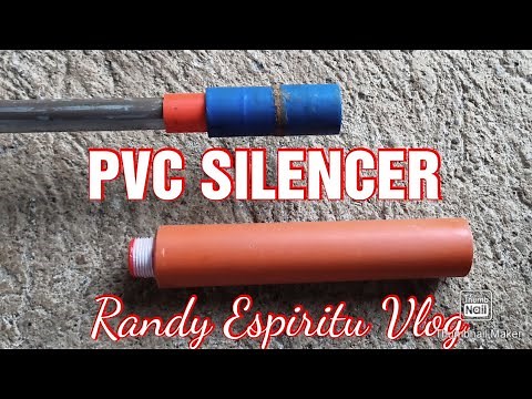 How to make silencer from PVC pipe