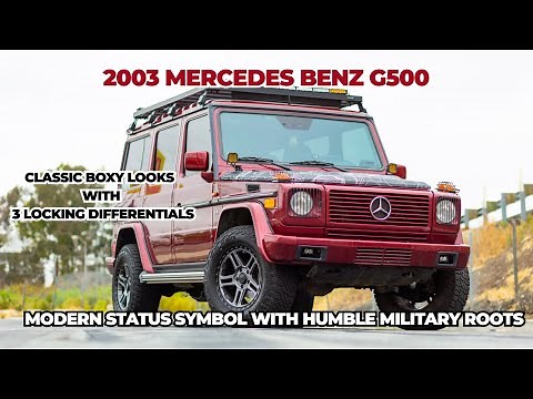 2003 Mercedes Benz G500 (W463): Luxury SUV With Superior Off-Road Capabilities