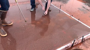 @solomon_colors brickform stencils are amazing! • • • #texasbarndominiums #decorativeconcrete #brickform #brickformstamps | Texas Barndominiums