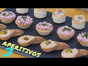 3 Cold, Easy, Fast and Cheap Canapés