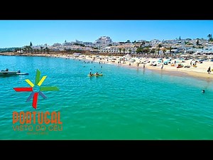 Luz Beach 🏖️ One of the best beaches from Algarve - Praia da Luz - Lagos - Algarve - 4K UltraHD