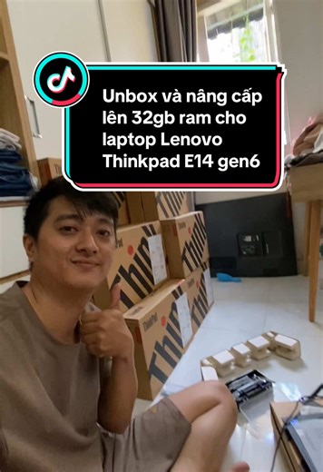 Unbox và nâng cấp lên 32gb ram cho 24 Cái laptop Lenovo Thinkpad E14 gen6 #hướngdẫnmởlaptop #hoangphitechnical