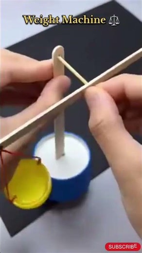 Weight Machine ⚖️✨️ #physics #explore #diy