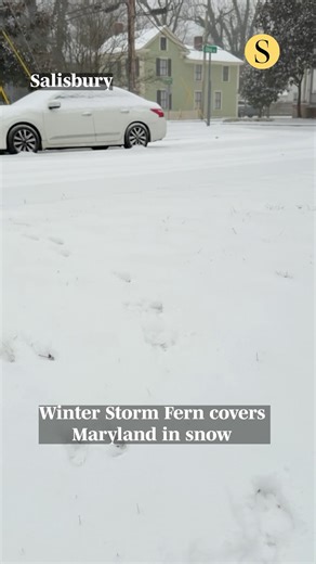 Winter Storm Fern moved in overnight and blanketed Maryland with snow. Residents across the state are waking up to heavy snow before a wintry mix could settle in later Saturday. 🎥: Josh Davis, Matt Hamilton, Lloyd Fox, Jeffrey F. Bill, Paul Gillespie, Todd Karpovich | The Baltimore Sun