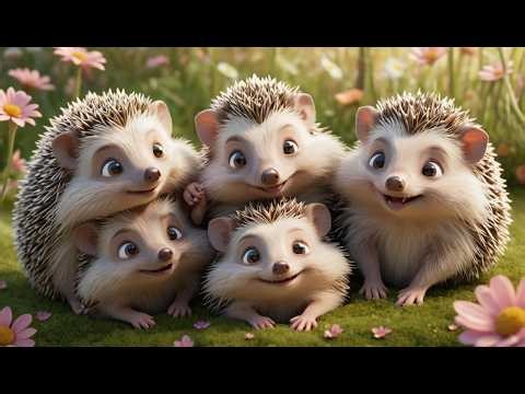 Five Little Hedgehogs Snuggle Snuggle Snuggle | Cozy Forest Song & Bedtime Rhyme