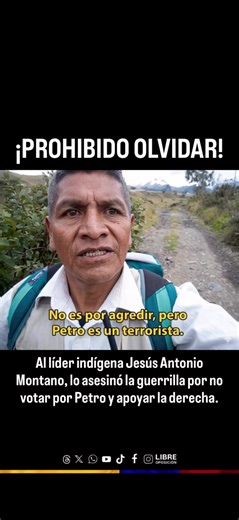 Asesinato del líder indígena Jesús Antonio Montano