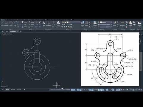 This AutoCAD 2D Drawing Will Improve Your Skills Fast 🔥 | Practice Exercise #autocad