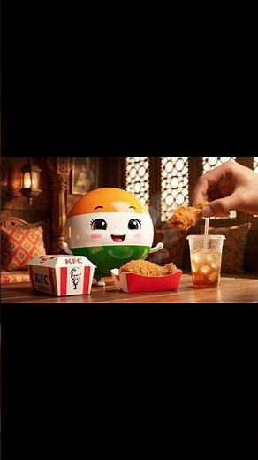 Wholesome Countryball KFC ASMR 🍗 | Adorable Soft Eating Triggers