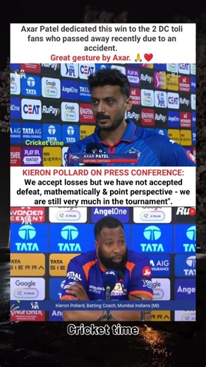 Great gesture by Axar. 🙏❤️