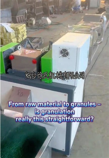 From raw material to granules- is granulation really this straightforward? #plasticgranulator #granulatormachine #plasticrecycling #plasticpelletmachine #plasticpellets