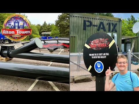 Alton Towers Nemesis Construction Update - 23rd May 2023