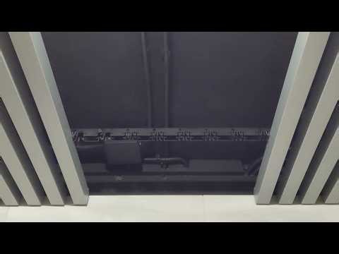 Реечный потолок куб в котельной