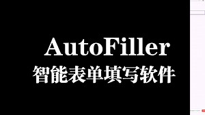 AutoFiller自动填写功能演示