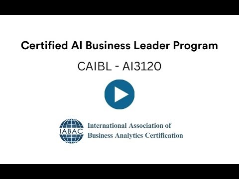 Certified AI Business Leader Program Certification | IABAC