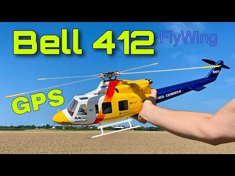 FlyWing Bell-412 | GPS _ RTF RC Helikopter für Anfänger | easy to fly | Full Review | deutsch