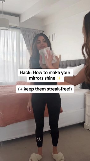 Hack: How to Make Your Mirrors Shine Keep Them Streak-Free!