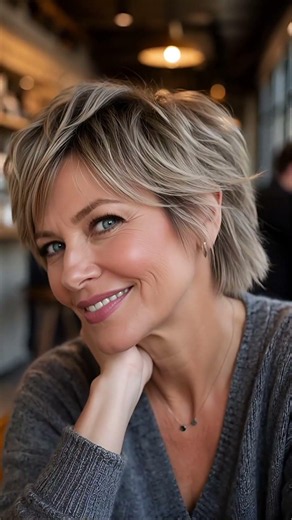 ✂️ Soft Tousled Blonde Pixie with Natural Volume ✂️