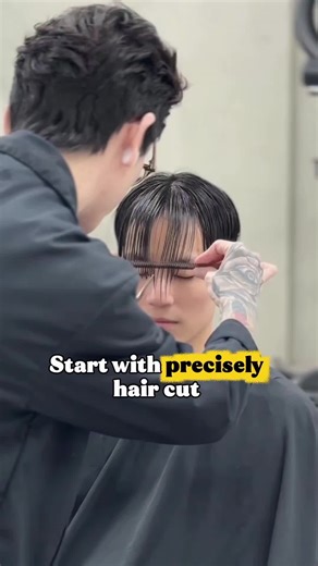 The 3 Elements Setting Perm @Merakisalonsg #perm #hairperm #menshair #downperm #menshair