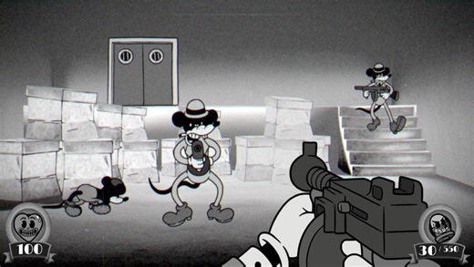 'Mouse' Early Gameplay Showcases the Monochrome Cartoon FPS That's Part-Cuphead, Part-DOOM | XboxAchievements.com