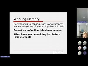Leverhulme Lecture 2 Prof Slava Kalyuga - Working Memory and Cognitive Load