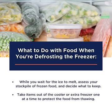 Discover the ins and outs of defrosting your freezer and learn the step-by-step process to keep your appliance running smoothly❄️❄️❄️ Check out our blog for all the frosty details: https://www.mrappliance.com/blog/2018/june/how-to-defrost-a-freezer/ | Mr. Appliance
