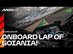 The first onboard lap around Goiania with Simon Crafar! 🏍️ | 2026 Brazilian GP