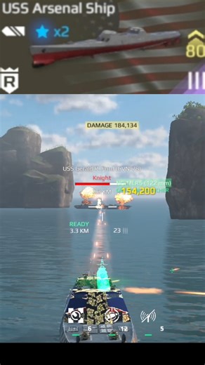 USS Arsenal - Damage Test #modernwarships #shorts #shortvideo