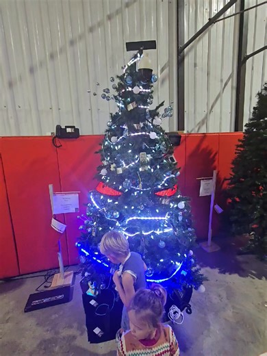 Can we tell you how proud we are of our customers and crew for these trees? Hope to see you at the Frankton chilli dinner tomorrow night. Vote for us or the tree will judge you with its eyes.... | Instruct Digital