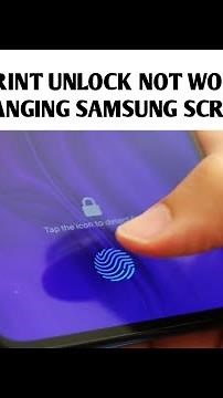 100% Fix for Samsung fingerprint not working after changing screen