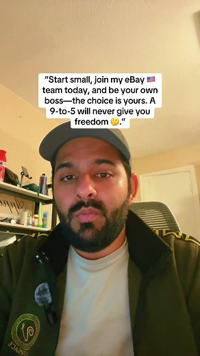 “Start small, join my eBay 🇺🇸 team today, and be your own boss—the choice is yours. A 9-to-5 will never give you freedom 🤔.” #ecom #ecommerce #amazonseller #ebaybusiness #fyp