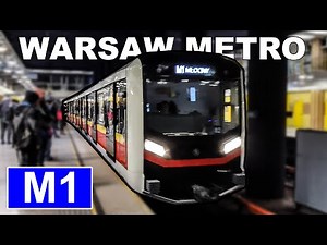🇵🇱 Warsaw Metro - All the Stations - Line M1 - From KABATY to MŁOCINY (2023) (4K)