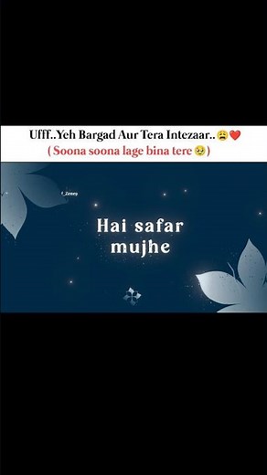 Bargad - Arpit Bala, Sufr | Soona soona lage bina tere | Aesthetic Lyrics #bargad #song #songlyrics