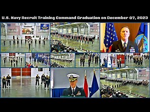 U.S. Navy Recruit Training Command Graduation on December 07, 2023