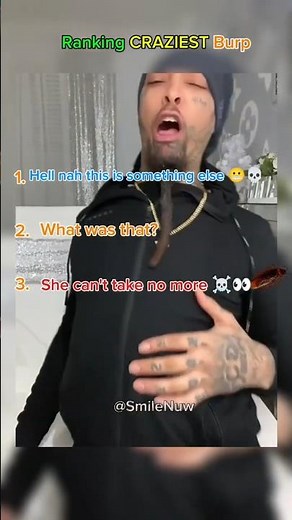 Top 3 CRAZIEST Burp in the World #top3