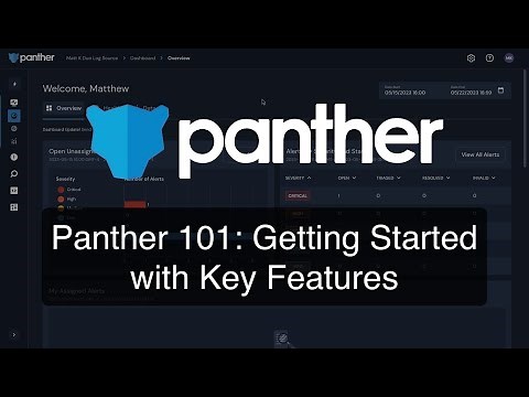 Panther 101: Getting Started with Key Features