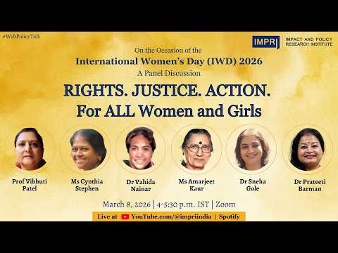 International Women’s Day 2026 | Rights. Justice. Action. For ALL Women and Girls Panel Discussion L