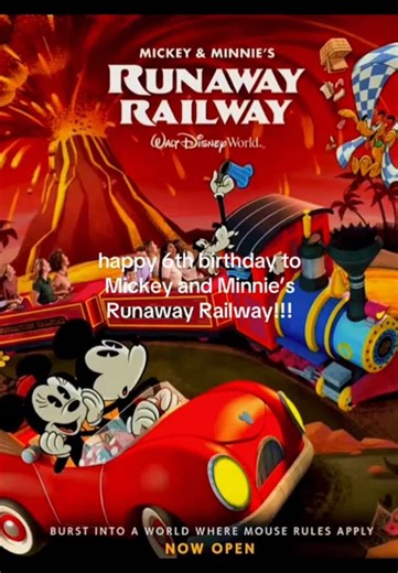 #TWWOMM — the world where Mouse rules apply!! - i can’t believe it’s been 6 years already that’s crazy - i want to experience this myself so badly sighhh i feel like such a dweeb knowing so much about a ride i’ve never actually rode myself lmao - anyways god they did this ride so right and not to mention how much faith it kept to the show it generally looks like such an amazing experience // #disney #mickeymouse #mickeyandminniesrunawayrailway #fyp