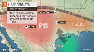 Record-challenging heat to scorch the south-central US