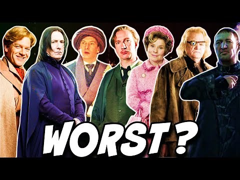 Ranking Defense Against the Dark Arts Professors from Worst to Best - Harry Potter Theory