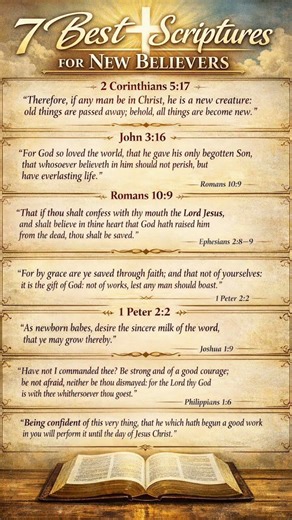 “7 Best Scriptures for New Believers” - 2 CORINTHIANS 5:17
