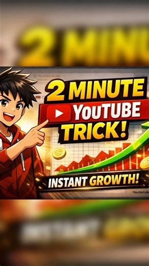 2 Minute Trick to Change Your YouTube Graph! 📈 #youtubegrowth #youtubetips #youtubeshorts #shorts